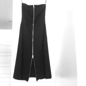 ZARA A line strapless dress